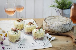 recette verrine canard Tomme truffes Pochat et fils Alpina