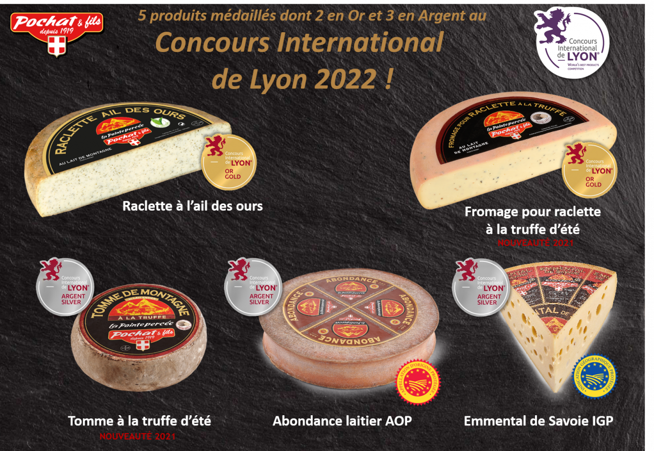 Beau palmarès au Concours International de Lyon 2022 !